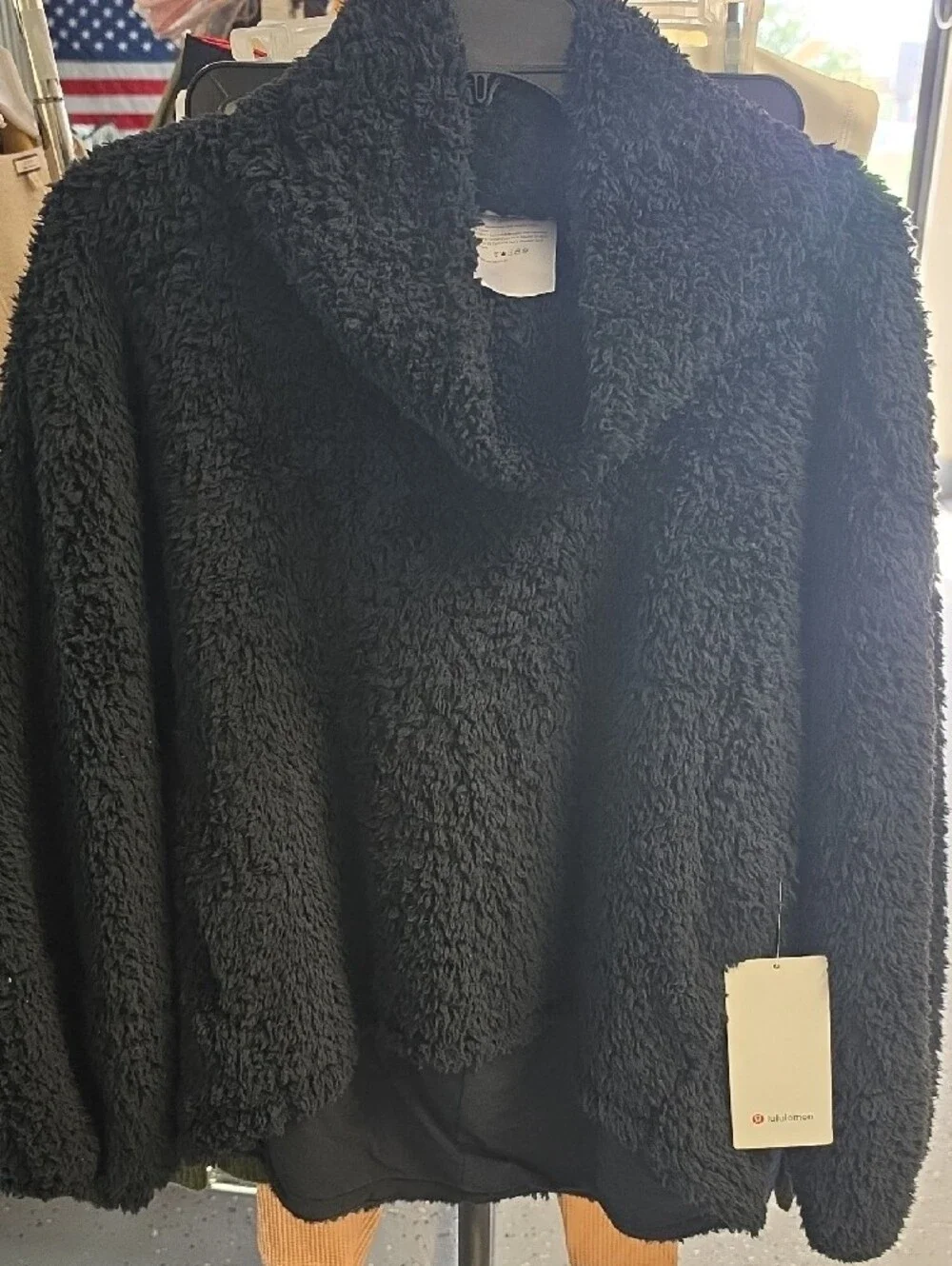 lululemon Black Sherpa Pullover